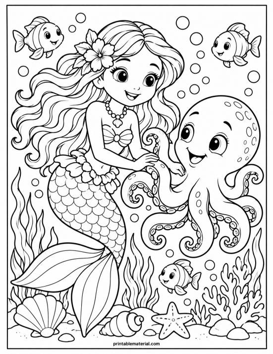 05.Mermaid and Octopus Underwater Adventure