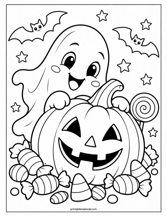 Ghostly Pumpkin Candy Parade