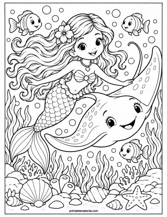 16.Mermaid and Manta Ray Adventure