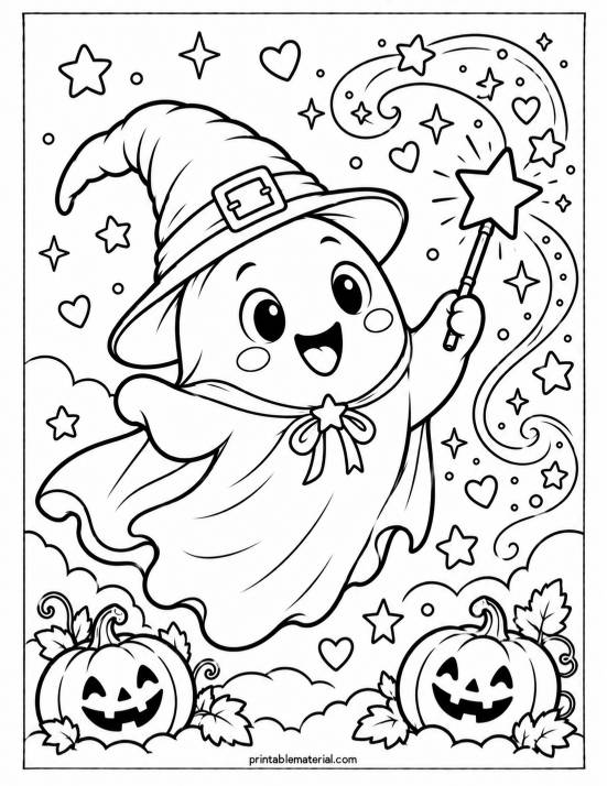 20.Magical Ghost and Pumpkin Friends