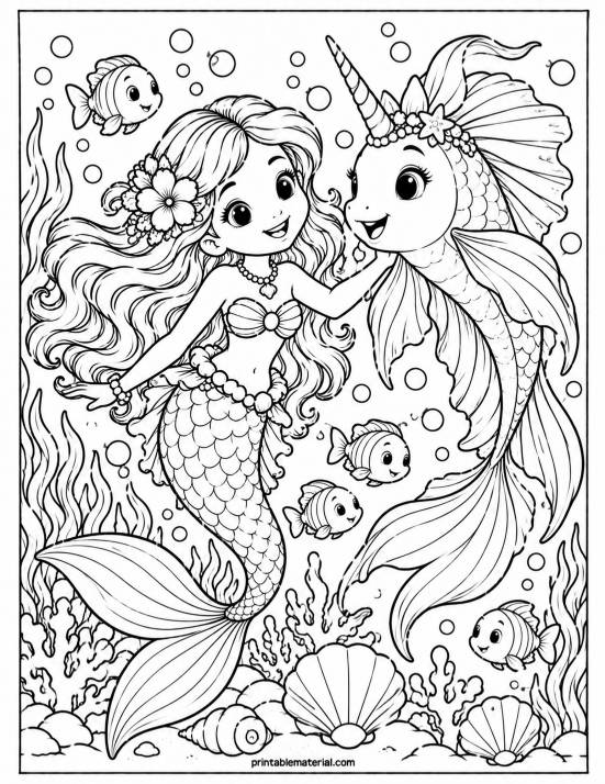 22.Mermaid and Sea Unicorn Adventure