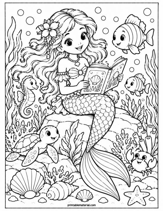 24.Underwater Mermaid’s Storytime Adventure