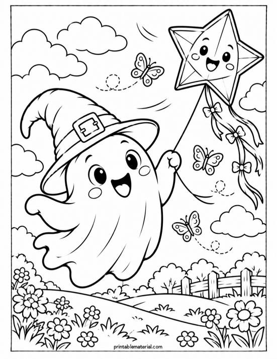 26.Ghost Flying a Starry Kite