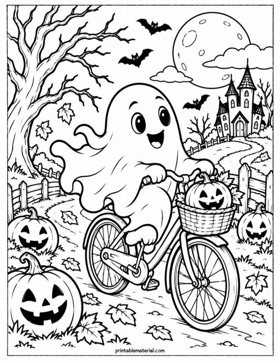 27.Ghost Riding Through Halloween Night