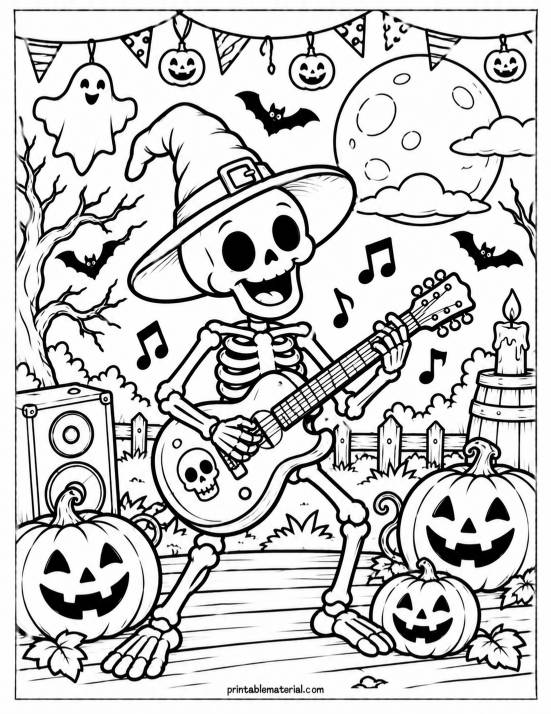29.Skeleton’s Halloween Guitar Jam