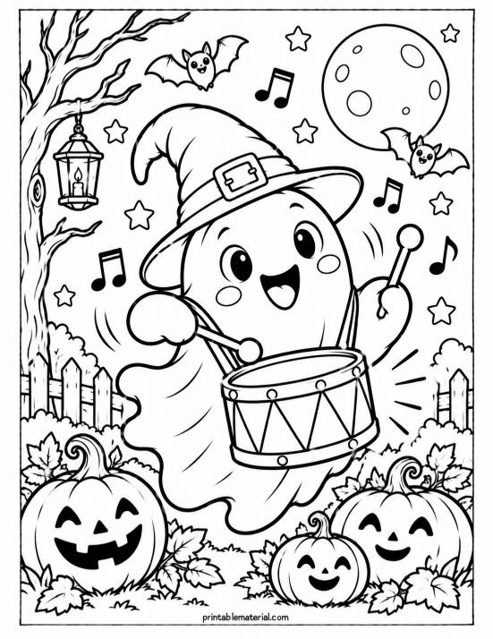 31.Spooky Ghost Drum Parade
