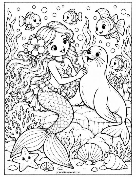 37.Mermaid and Sea Lion Underwater Adventure