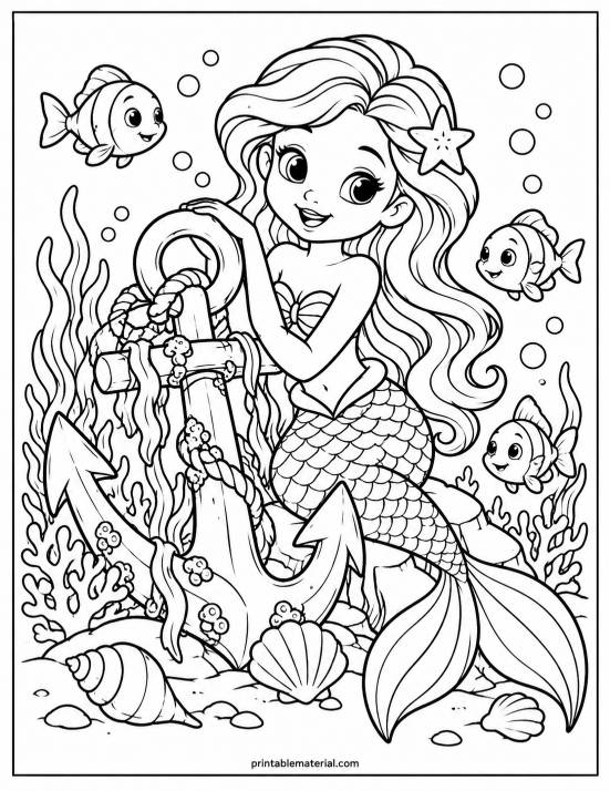 42.Mermaid’s Underwater Anchor Adventure