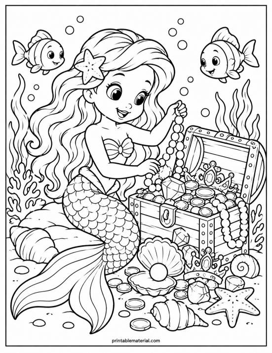 43.Mermaid’s Underwater Treasure Adventure
