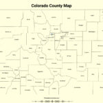 Colorado County Map Printable