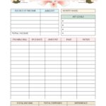 Monthly Budget Template