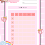 Food Diary Planner