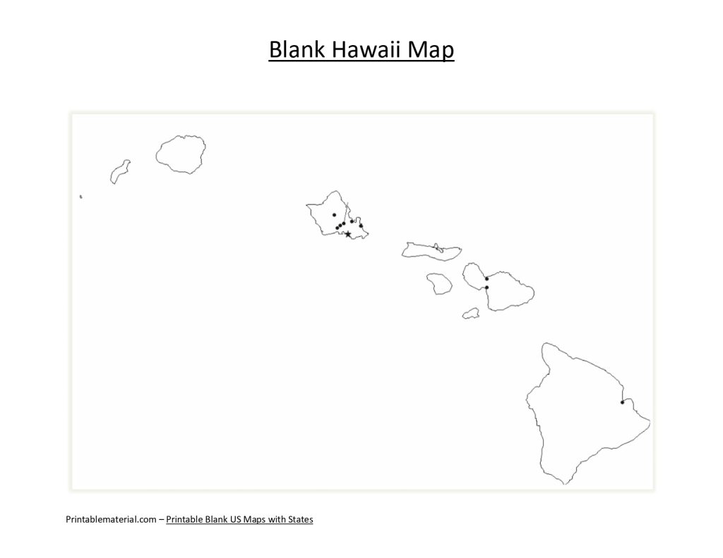 Blank US Maps with States (50+ Printable PDF)